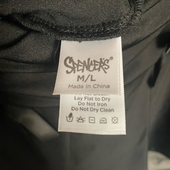 A black bow skirt M/L. Mini shirt - Picture 5 of 6